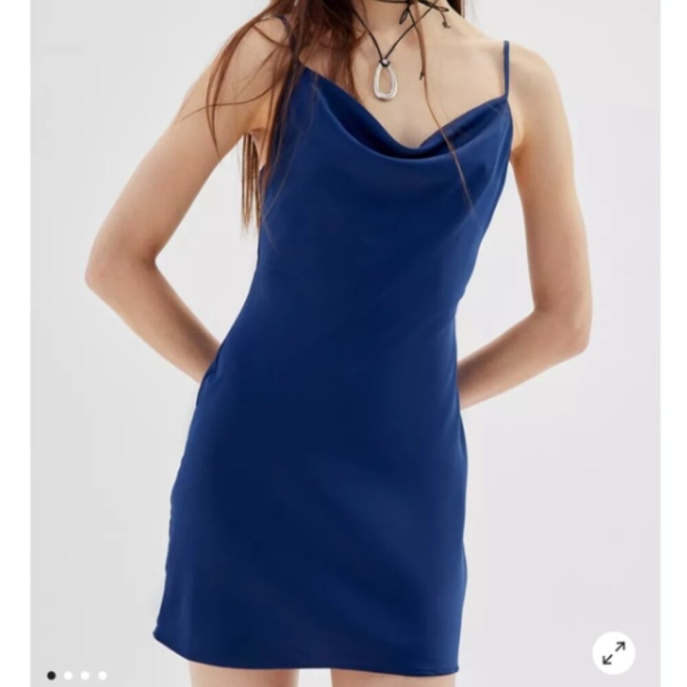NWT Urban Outfitters Mallory Cowl Slip Mini Dress - Womens XL